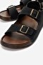Men's 2-Buckle Sandals Black - 3