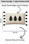 Botanical Embroidered Tassel Cushion Cover 35X55 cm - 2