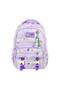 Butterfly Patterned Lockable Triple Girls' Primary School School Bag Set (Bag Thermal Lunch Bag Pen Holder) - 3