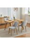 Dining Chairs Set of 2 - Modern Upholstered Kitchen Chairs - 4