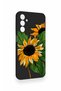 Samsung A24 Compatible Moonflower Patterned Silicone Case - 3