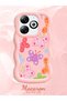 Infinix Hot 40I Compatible Case Camera Protector Pink Silicone Couple Phone Case Butterfly Pattern - 2