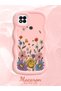 Redmi 9C Compatible Case Camera Protector Pink Silicone Couple Phone Case Floral Pattern - 2