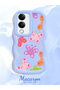 Vivo Y19E Compatible Case Camera Protector Blue Silicone Couple Phone Case Butterfly Pattern - 2