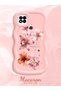 Redmi 9C Compatible Case Camera Protector Pink Silicone Couple Phone Case Floral Pattern - 2