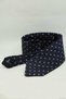 Dark Navy Blue Polka Dot Pattern Italian Silk Tie Ik2516 - 5