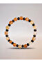 Citrine - Obsidian Natural Stone Bracelet (8 mm) - 4