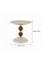 Brown & Gold Footed Cream Metal Candy Tray - 19×20 cm - 3