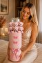 Pink Teddy Bear Bouquet with Heart Balloon Vase Birthday Gift for Lover Girlfriend Romantic Gift - 2