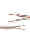 2-Conductor Speaker Wire Cable, Transparent, 10 Meter, 1.5mm - 6