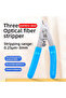 ZoeRax Three Hole Stainless Steel Precision Fiber Stripper Pliers Efficient Fiber Stripping Tool ... - 4