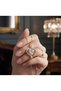 Vi̇p Gold Color Shiny Zircon Stone Gold Tone Heart Model Necklace - 4