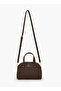 Solid Satchel Bag with Zip Closure - 2