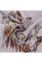 Milano Women's Tulip Garden Pattern Tivil Silk Scarf Lila 90X90 - 2