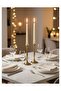 Set of 2 White Taper Candles, Unscented Decorative Dinner Candles for Table Decor, Candle Holders, Weddings, Events and Home - 3