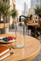 Glass Water Bottle with Metal Cover Transparent 500 ml - 3