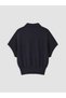 Ozmarka New Season Navy Blue Polo Collar Women's Knitwear Sweater - 6