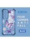 Samsung Galaxy S24 Compatible Transparent Back Four-Corner Reinforced Impact Protection Silicone Case