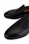 Men's Genuine Leather Black Classic Shoes - 3