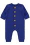 Plain Basic 1-6 Month Overalls - Blue