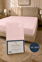 160X200 cm Double Light Pink Elastic Fitted Sheet