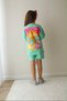 Barbie Printed Cotton Shorts Girls' Set - 2