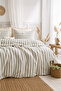 Natural Muslin Duvet Cover Set Double Size - 3