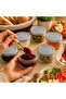 6-Piece Glass Breakfast Set 140 Cc |   Light Gray Lidded Airtight Leak-Proof Glass Storage Container, Jam Jar, Olive Jar, Cheese Jar - 3
