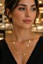 Figured Anti-Tarnish Steel Adjustable Chain Luxury Necklace
