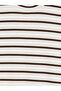 Lcw Modest Brown Mock Neck Striped Women's Bodysuit - 6