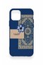 iPhone 11 Pro Compatible Blue Ethnic Carpet Pattern Silicone Case - 2