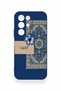 Realme C85 5g Compatible Blue Ethnic Carpet Pattern Silicone Case - 3