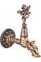 Antique Kurna Faucet with Ottoman Angel Figure, Nostalgic Hammam Faucet, Antique Complete Brass - 2
