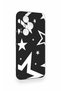 Honor 400 Pro Compatible Black Mega Star Patterned Silicone Case - 3
