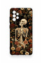 Samsung-A72 Compatible Flower Skeleton Pattern Silicone Case - 4