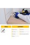 Sika 117 Silicone Sealant with Silicone Gun-Anti-fungal Acetoxy Sealant for Sanitary Applications, 280 ml Cartridge (White) - 5