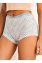 Set of 5 - Boyshort Briefs with Assorted Design - 6