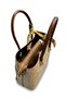 Leather-Look Multi-Compartment Hand and Shoulder Bag with Scarf Detail - 3