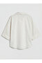 Lcw Vision Beige Striped Oversize Poplin Women's Shirt - 6