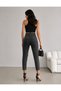 Smoked High Waist Knee Ripped Detailed Boyfriend Mom Jean Jeans - 3