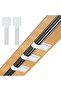 Adhesive Hook and Loop Cable Ties, 20 Pcs Reusable Self-Adhesive Cord Organizer Straps with Sticky Back for Desk, Home, Office Cable Management