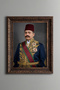 Talat Pasha Portrait - Vintage Patterned Painting - Thick Model