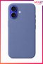 Denim Blue Liquid Velvet Matte Silicone Case for iPhone 17