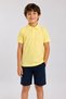 Unisex Girls Boys Polo Collar Buttoned Short Sleeve Cotton Basic T-Shirt Daily School Comfortable Cut T-Shirt - 3