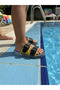 Boy's Double Buckle Anti-Skid Sole Beach Pool Daily Slippers - 2