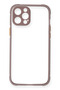 Aconcept iPhone 12 Case Miami Transparent Silicone - (112530) Purple - 2