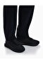 Men's Breathable Mesh and Suede Detailed Comfortable Sole Black Sneaker - 2