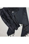 Black Silk Choli Dhoti & Srug -HRT3606 | Black-Size:L-40-Inches - 3