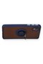 Aconcept Galaxy A01 Core Case Montreal Silicone Cover with Ring (224049) - Navy Blue - 3