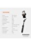 QuadBase Gimbal Stabilizer, Bluetooth 5.2 and Remote Control, Foldable, Compatible with iPhone and Android, Vlogging Stabilizer for YouTube, TikTok, Travel, Selfie Mode - 7
